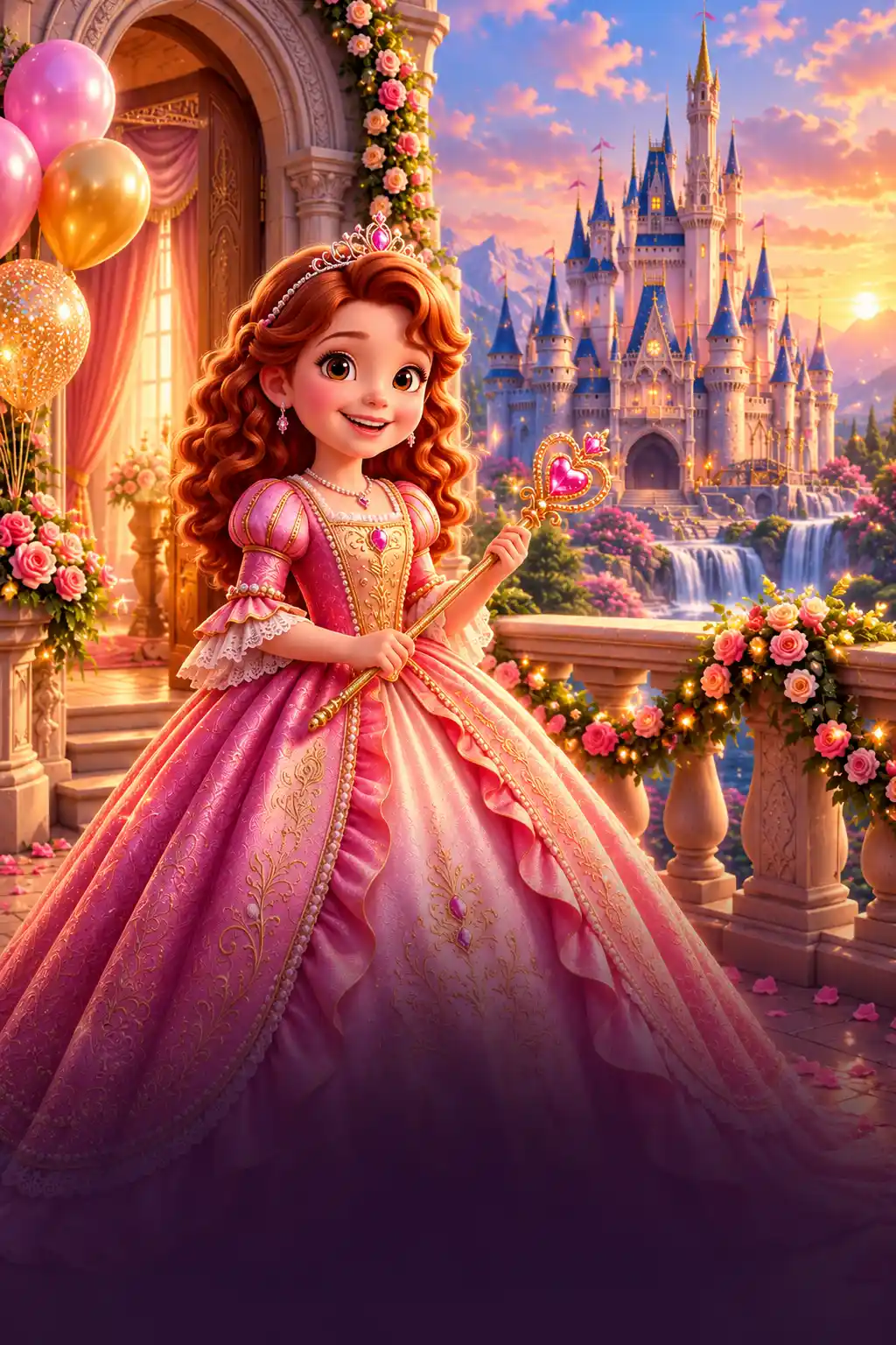 Temática Princesas de Altamira Invitaciones